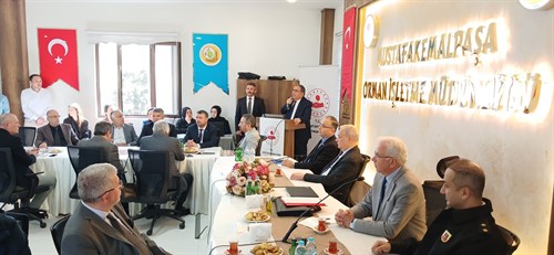 Kaymakamımız Sayın Mehmet OKUR Başkanlığında "Mustafakemalpaşa Çalıştayı" Düzenlendi