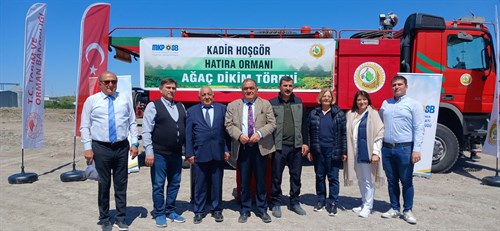 Kaymakamımız Mehmet OKUR Mustafakemalpaşa Organize  Sanayi Bölgesi Kadir Hoşgör Hatıra Ormanı Ağaç Dikim Törenine Katıldı