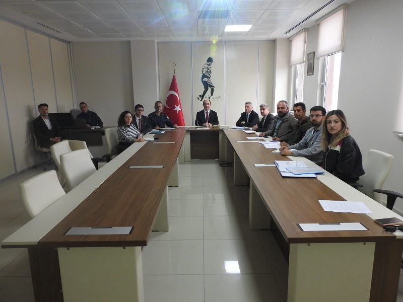 Kaymakamımız Ahmet ALTINTAŞ Başkanlığında Seçim Güvenliği Toplantısı Yapıldı
